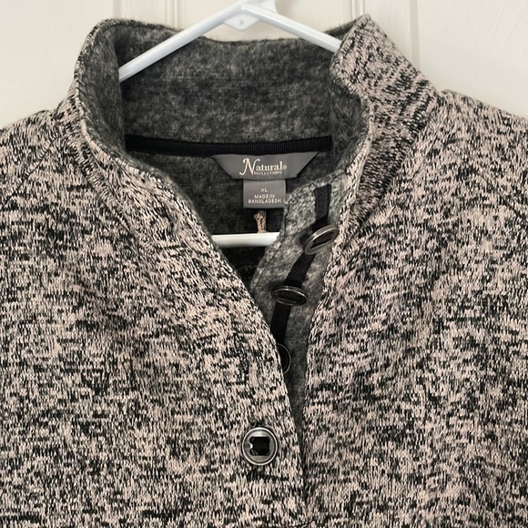 Natural Reflections fleece lined collared sweater. Purchased fr. Cabela’s. NWT✨ - Picture 4 of 6